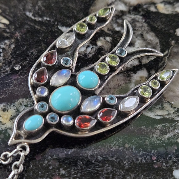 Nicki Butler Sterling Silver Bird Pin - Picture 3 of 5